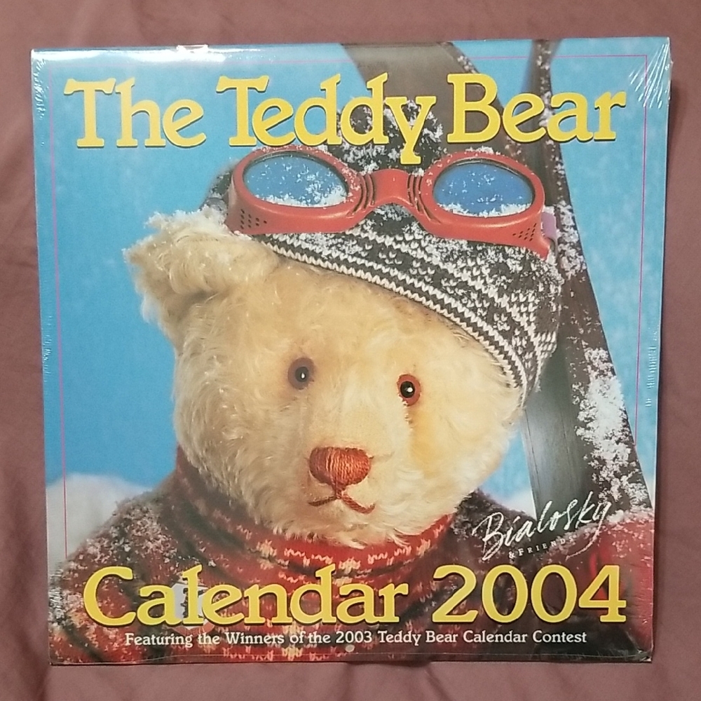 Vintage Teddy Bear Calendar 2004